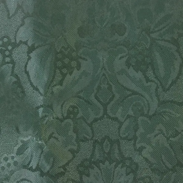 Set of 5 Floral Design Forest Green Placemats 12" x 18"