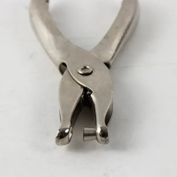 Lot of 4 McGill single hole punchers, stainless steel 