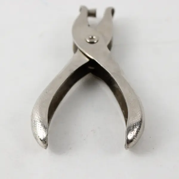 Lot of 4 McGill single hole punchers, stainless steel 