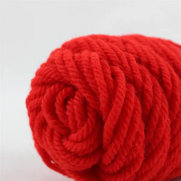 Lot of 2 Red Heart Super Saver Black & Dawn Wool Red Yarn Skeins