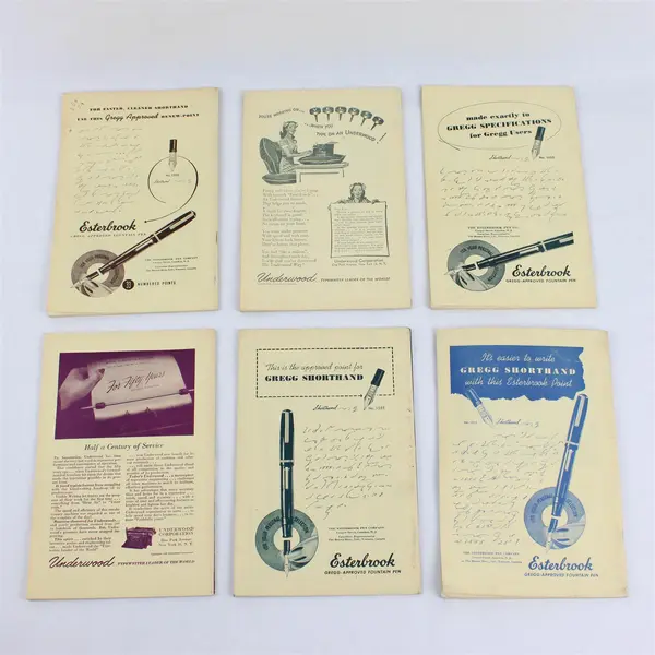 Lot of 6 Vintage Gregg Writer Magazine 1946 Post-WWII Issues