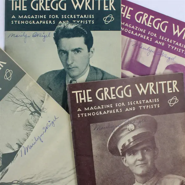 Lot of 6 Vintage Gregg Writer Magazine 1946 Post-WWII Issues