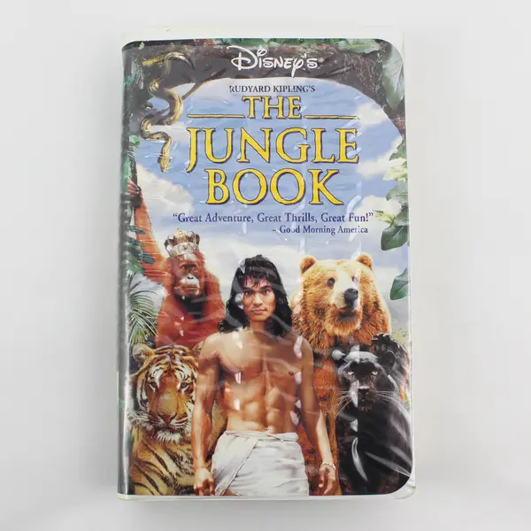 Disney's Rudyard Kipling's The Jungle Book VHS Tape 1995, #4604 