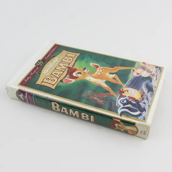 Disney's Bambi 55th Anniversary Limited Edition VHS Tape, #9505 