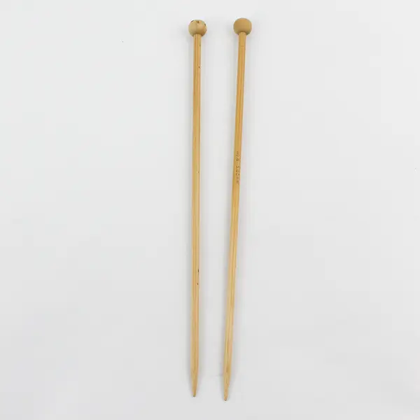 Lot of 3 Boye Wooden Knitting Needles, 2 are size 8, 1 is size 11 