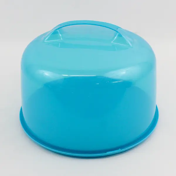 2005 PackerWare Blue Plastic Cake Carrier 11" Diameter