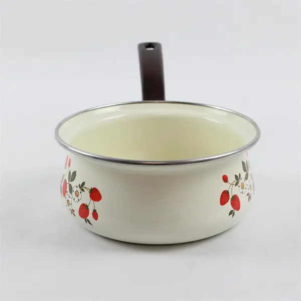 Vintage Sheffield Strawberries 'n Cream 1 Qt Open Saucepan 1982 No Lid