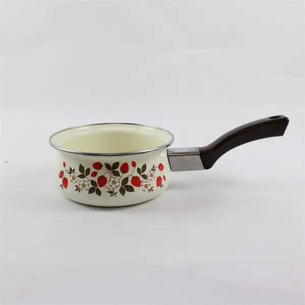 Vintage Sheffield Strawberries 'n Cream 1 Qt Open Saucepan 1982 No Lid