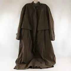 VTG Fleet Street Women's 16W Military Green Raincoat Cape Overlay Trench Coat 