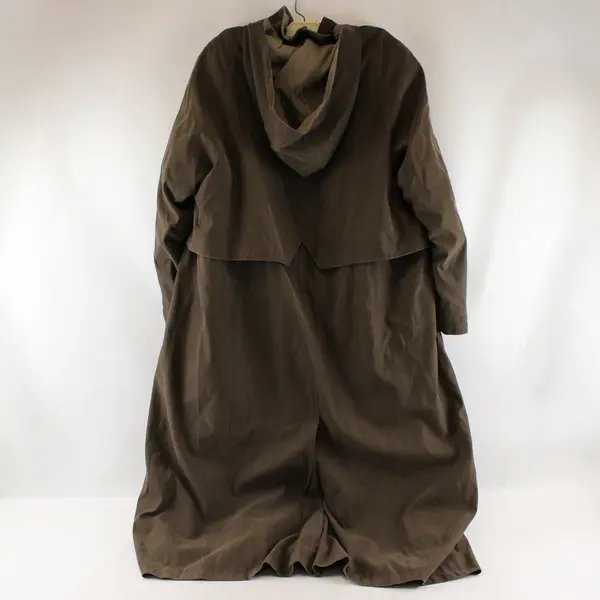 VTG Fleet Street Women's 16W Military Green Raincoat Cape Overlay Trench Coat 