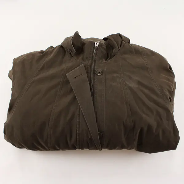 VTG Fleet Street Women's 16W Military Green Raincoat Cape Overlay Trench Coat 