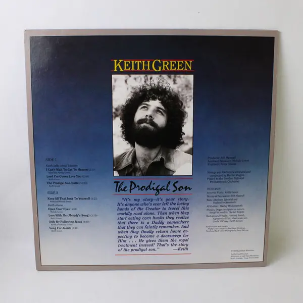 Keith Green - The Prodigal Son 12" Vinyl Record