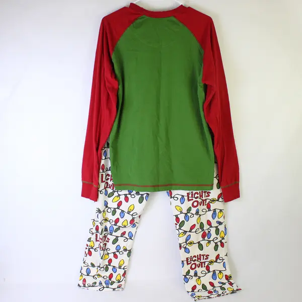 Lazy One Women's Christmas 2-Piece Pajama Set Size S Cotton