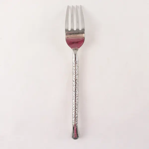 WALCO Nouveaux Hammered Stainless Steel Dinner Fork