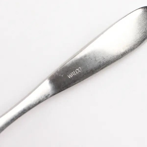Set of 2 Walco Modernaire Stainless Round Bowl Soup Spoons