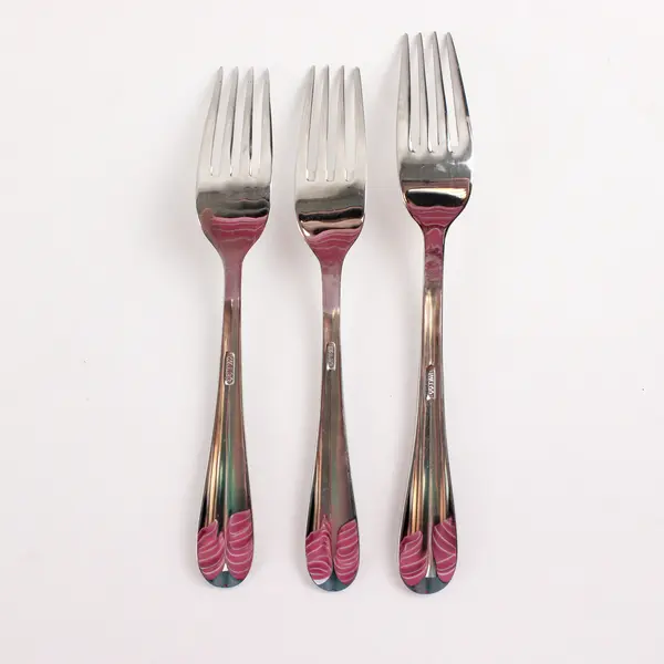 Lot of 3 Walco Parisian Stainless Steel Forks 2 Salad 1 Dinner