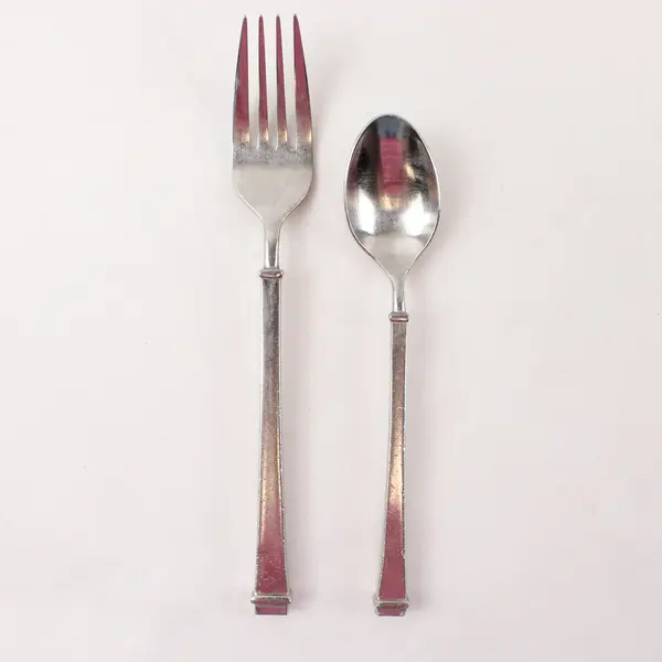 Lot of 2 Walco Farmington Stainless Flatware Dinner Fork Teaspoon