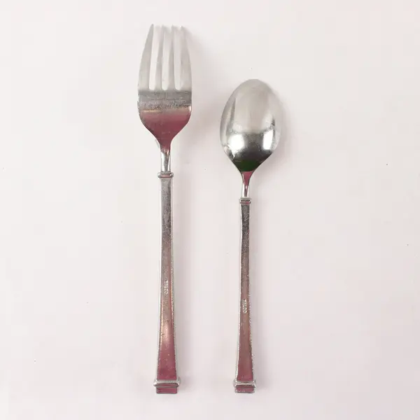 Lot of 2 Walco Farmington Stainless Flatware Dinner Fork Teaspoon
