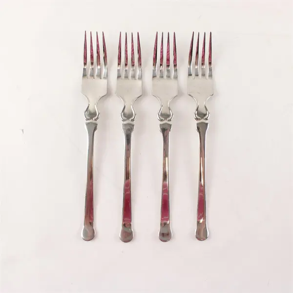 Set of 4 Korea 18/8 Stainless Steel Dinner Forks 8 in