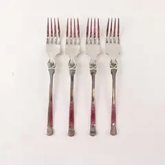 Set of 4 Korea 18/8 Stainless Steel Dinner Forks 8 in