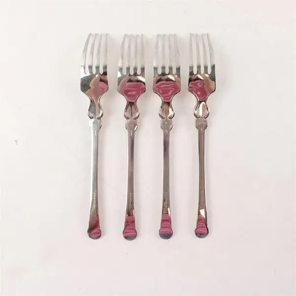 Set of 4 Korea 18/8 Stainless Steel Dinner Forks 8 in