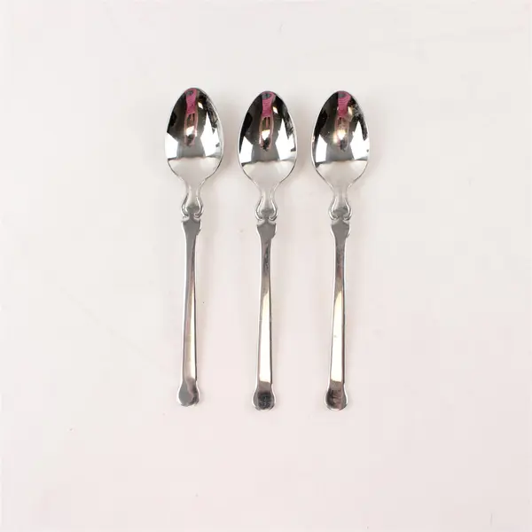 Set of 3 Korea 18/8 Stainless Steel Teaspoons  6.25 in Flatware