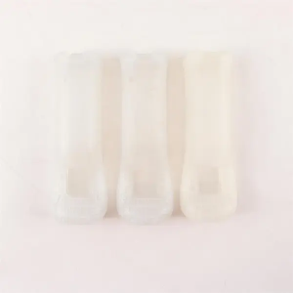 Lot of 3 Clear Silicone Protective Nintendo Wii Remote Controller Covers