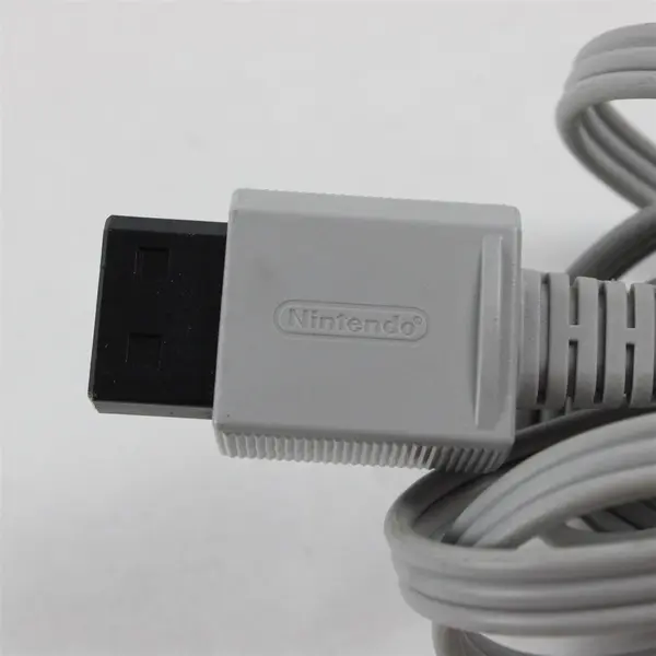 Lot of 2 Nintendo Wii RVL-009 AV Cables 3 RCA Composite Black Gray
