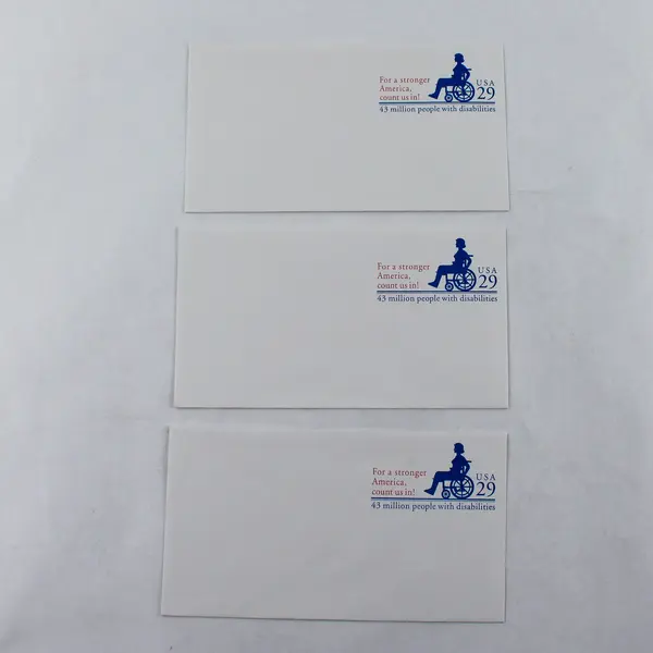 Lot Of 3 United States Scott #U629 Americans With Disabilities Covers