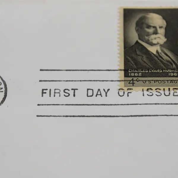 Charles Evans Hughes 4c Stamp FDC Washington DC April 11 1962 Cancel