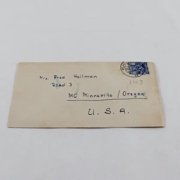 1948 Germany Cover British Zone Wilhelmshaven To McMinnville Oregon 