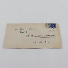 1948 Germany Cover British Zone Wilhelmshaven To McMinnville Oregon 