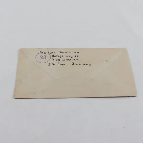 1948 Germany Cover British Zone Wilhelmshaven To McMinnville Oregon 