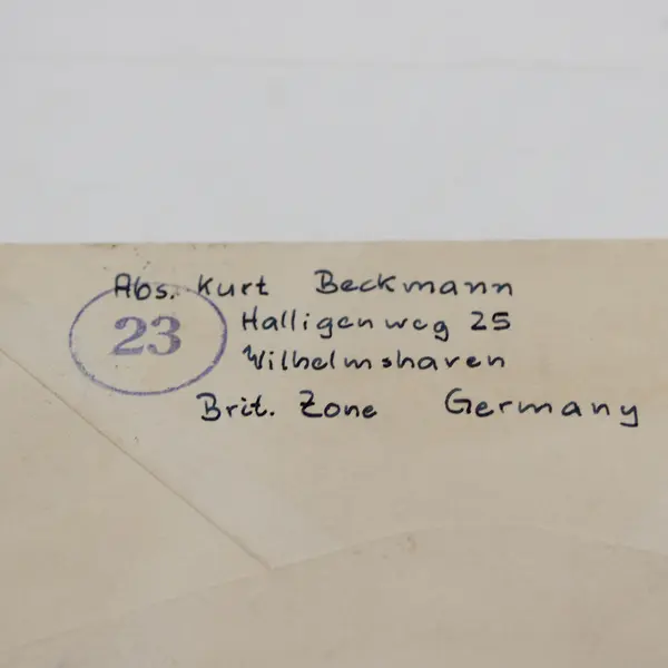 1948 Germany Cover British Zone Wilhelmshaven To McMinnville Oregon 