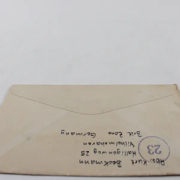 1948 Germany Cover British Zone Wilhelmshaven To McMinnville Oregon 