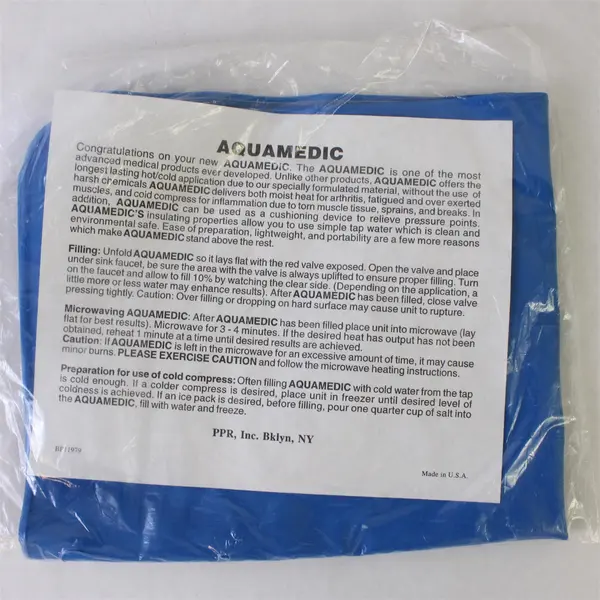 NWT Aquamedic Hot/Cold Water Bottle - X-Large 16"x20" 
