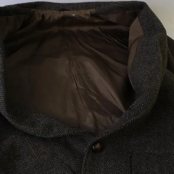 Vintage Jonathan Strong Women's Brown Tweed Wool Blazer Jacket