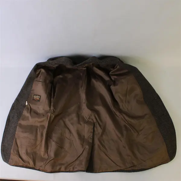 Vintage Jonathan Strong Women's Brown Tweed Wool Blazer Jacket
