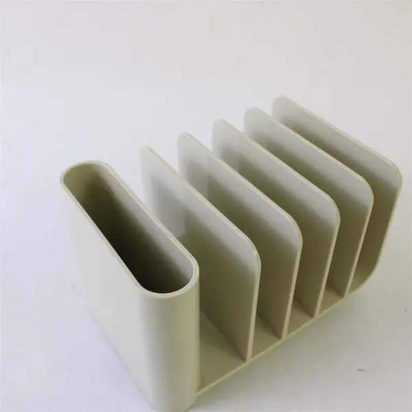 Vintage Eldon Desk Organizer Tan Beige MCM Office Pen Holder