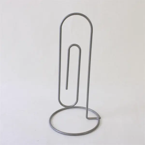 Lot of 2 Jumbo Metal Desk Memo Card Picture Holders