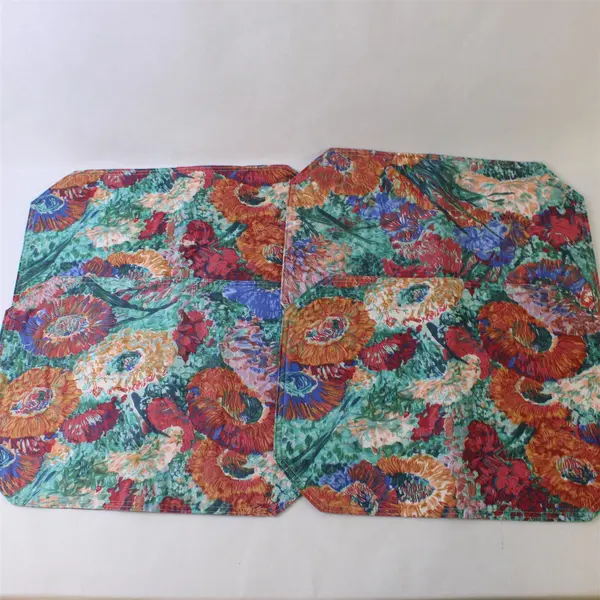 Set of 4 Vintage Monet Inspired Impressionist Floral Placemats