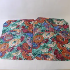 Set of 4 Vintage Monet Inspired Impressionist Floral Placemats