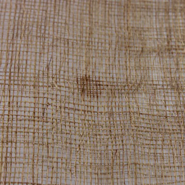 Set of 5 Natural Jute Burlap Placemats Scalloped Edge 13x18.5