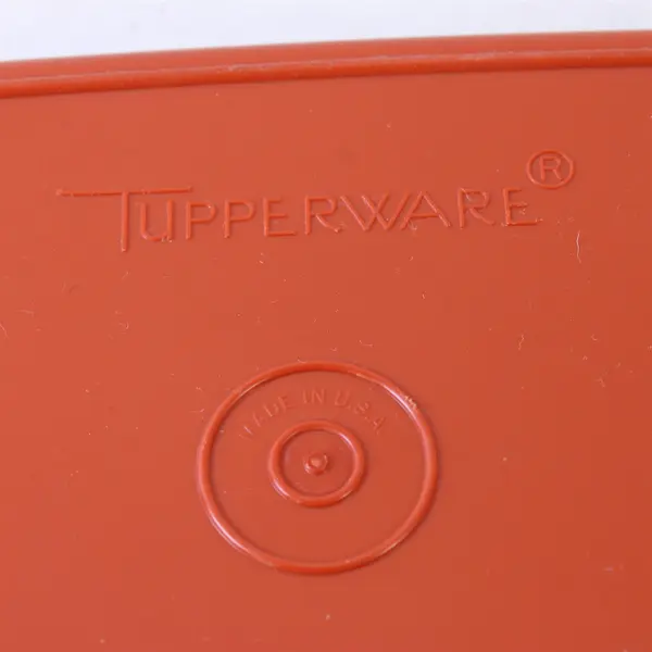 Vintage Tupperware Rust Orange Bacon Keeper Base 816-11 Replacement 1970s