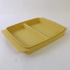 Vintage Tupperware Divided Keeper Tray 723-3 722-3 w/ Inserts No Lid