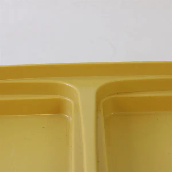 Vintage Tupperware Divided Keeper Tray 723-3 722-3 w/ Inserts No Lid