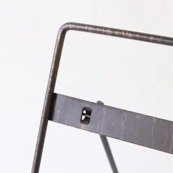 Bronze Metal Display Easel Plate Holder Scroll Design Decorative Stand