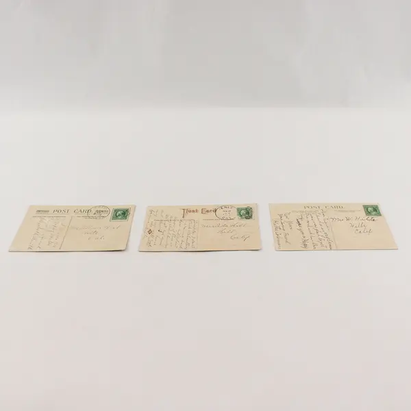 Lot of 6 Vintage Embossed Floral Greeting Postcards