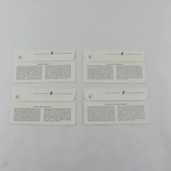 Set Of 4 Endangered Flora Stamp 1979 FDC Fleetwood Cachet SC# 1783-86