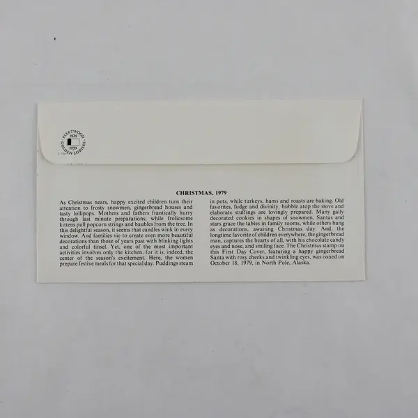 Lot Of 4 Christmas USA Stamps 1979 FDC Fleetwood Cachet
